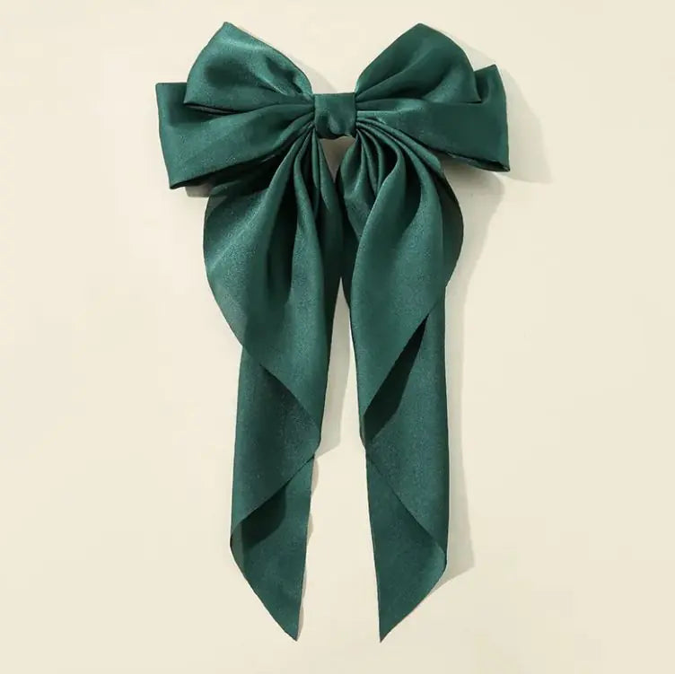 Bow Ribbon Hairpin Simple Retro Fabri